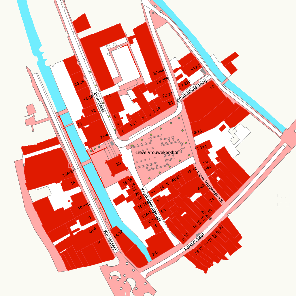Nederlandse kaartgegevens geïmporteerd in Vectorworks met Import PDOK Geodata